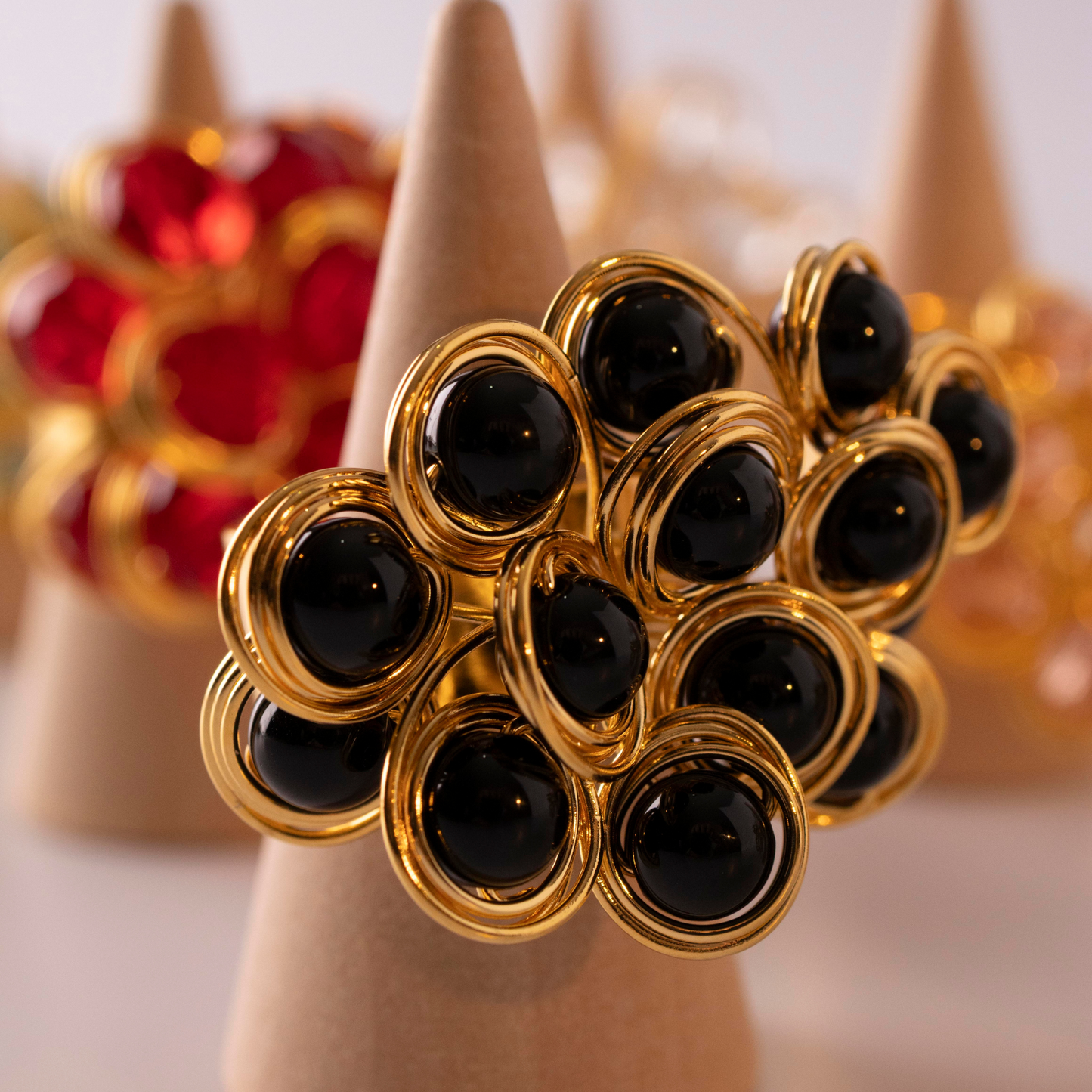 Noir Coast Ring - Mia Sophia Design