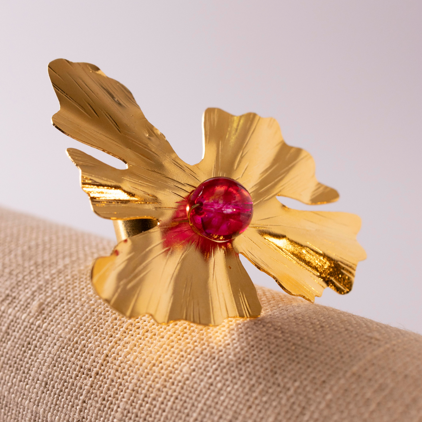 Orchid Bloom Ring - Mia Sophia Design