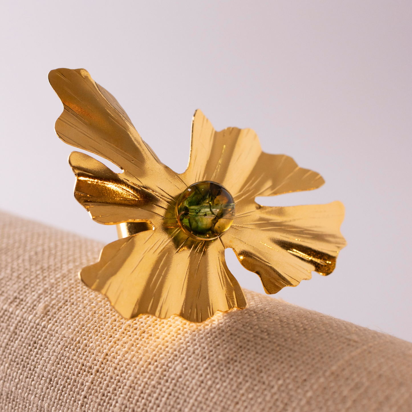 Orchid Bloom Ring - Mia Sophia Design