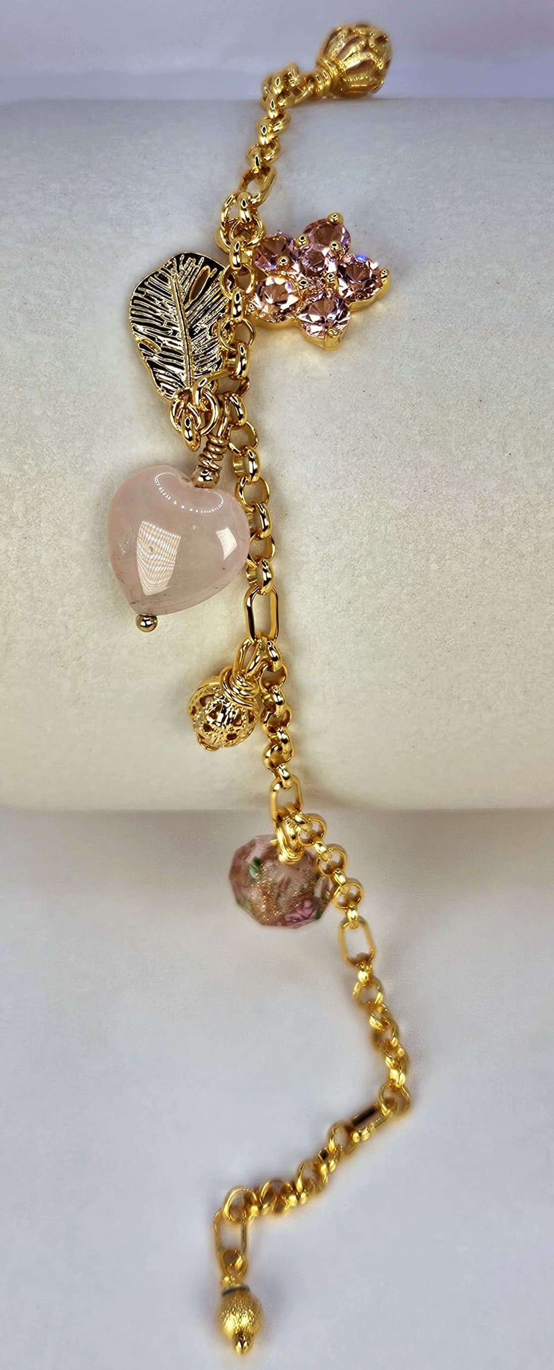 Pink Heart Bracelet - Mia Sophia Design