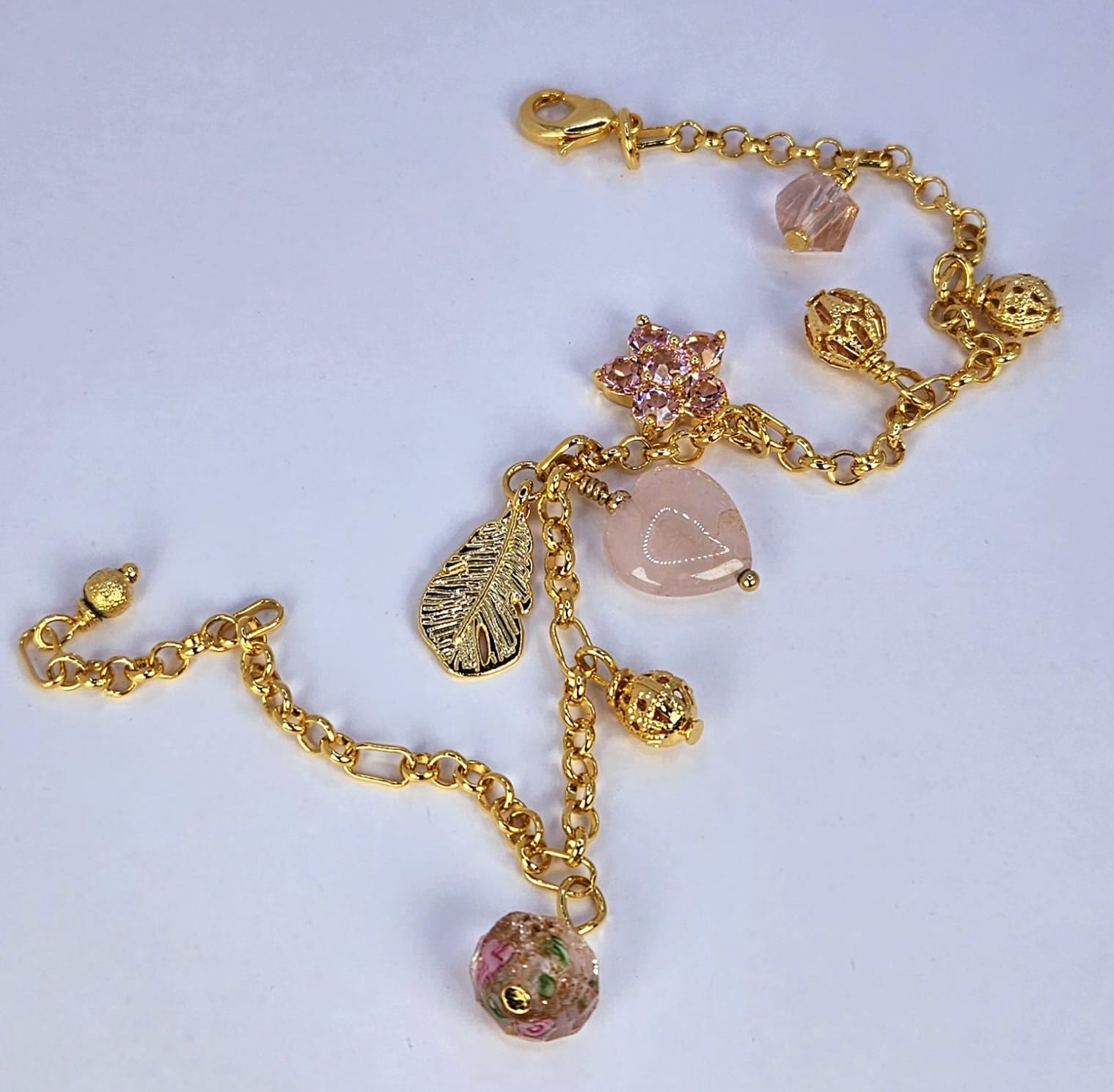 Pink Heart Bracelet - Mia Sophia Design